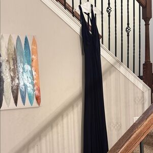 Elegant Navy Blue Gown